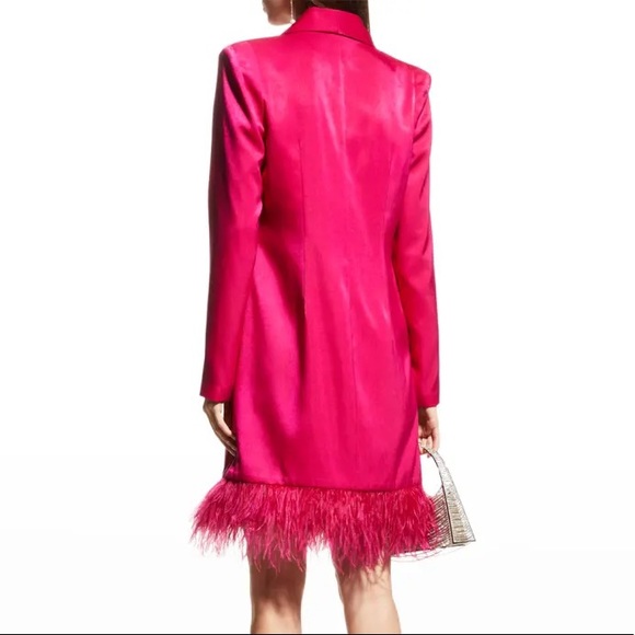 AIDAN BY AIDAN MATTOX
Feather-Hem Tuxedo Dress - Picture 4 of 4